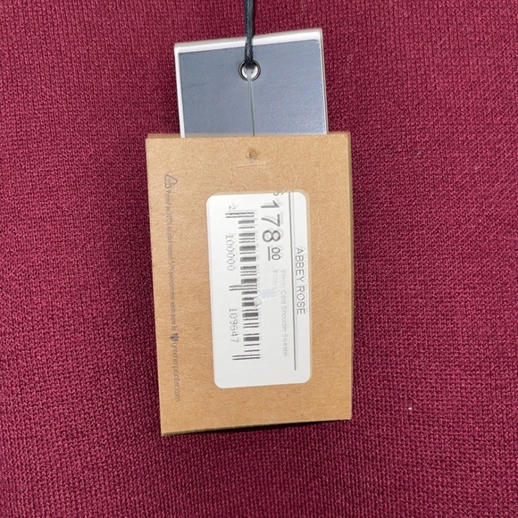 NWT WOMENS COLD SHOULDER SWEATER - Picture 2 of 4